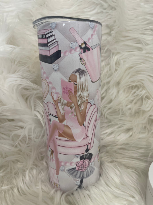 Glamorous 20 Ounce Stainless Steel Tumbler