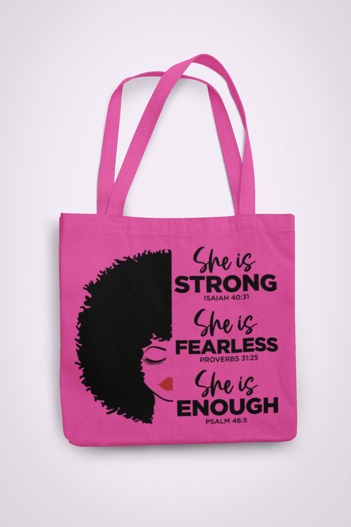 Custom -She is Strong Tote Bag